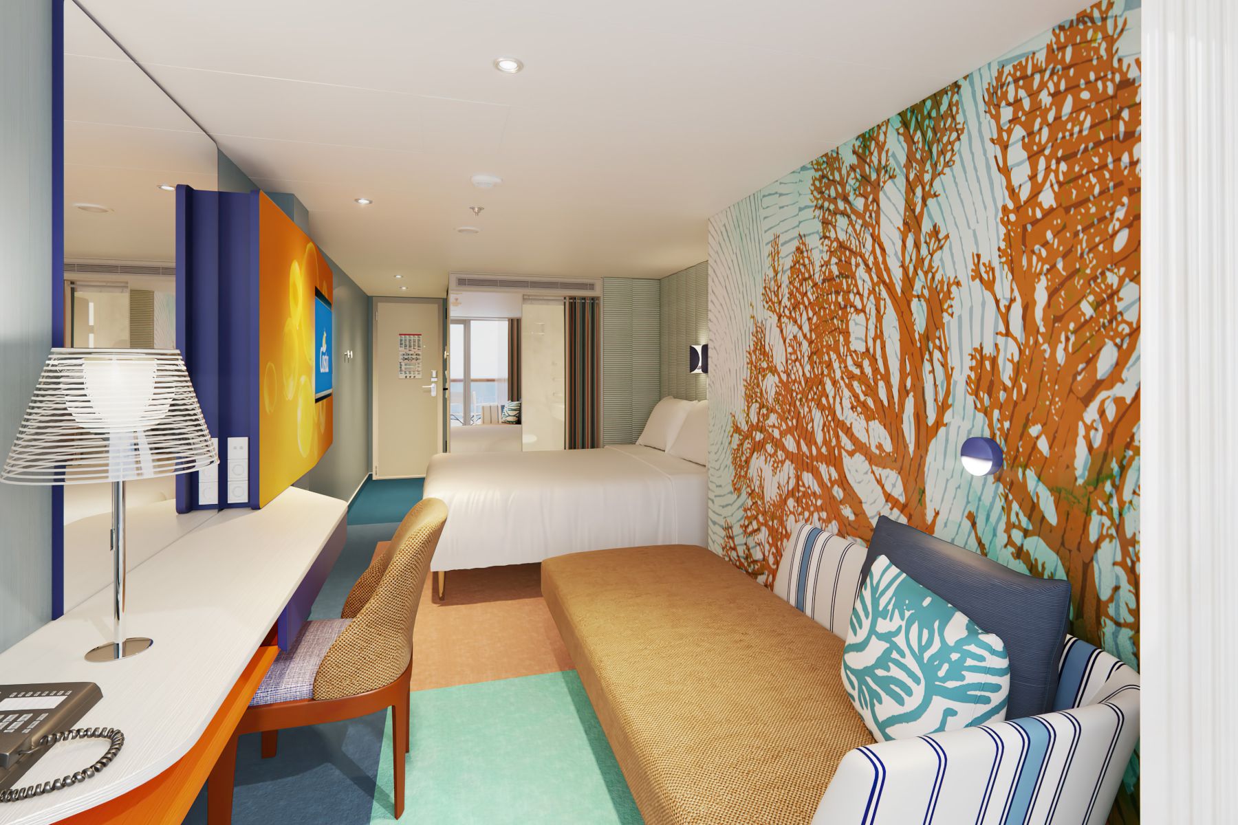  Rejs Morze Śródziemne z Rzymu z polskim pilotem - Costa Toscana kabina z balkonem 2 osobowa 