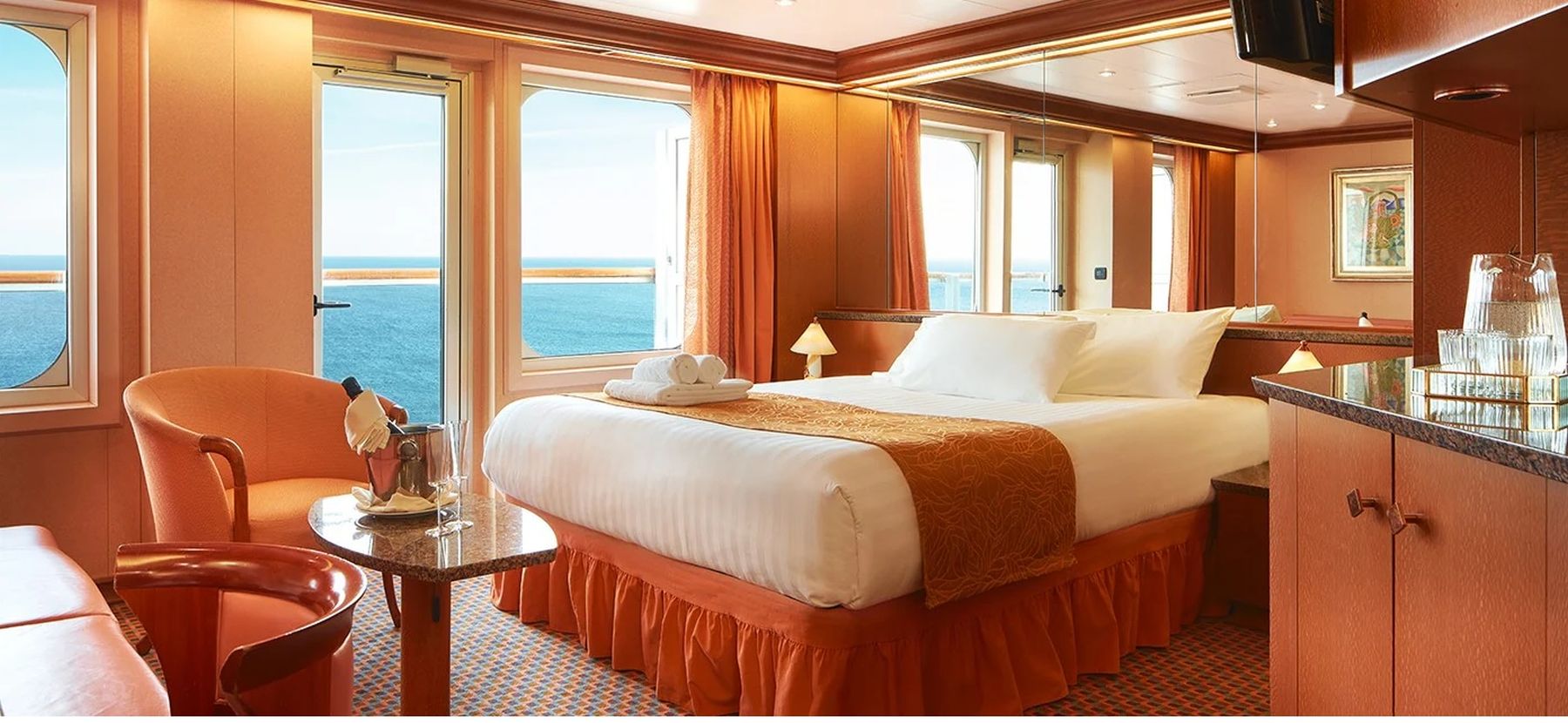  Rejs Brama Orientu i Wyspy Greckie z polskim pilotem - Costa Fortuna kabina z balkonem 2 osobowa 